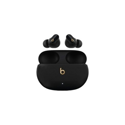 Apple 정품 Beats 스튜디오 버즈 +, MQLH3ZP/A, 블랙 + 골드