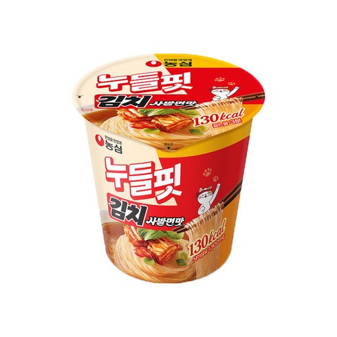 농심 누들핏 김치사발면맛 37.5g 8개입 1개