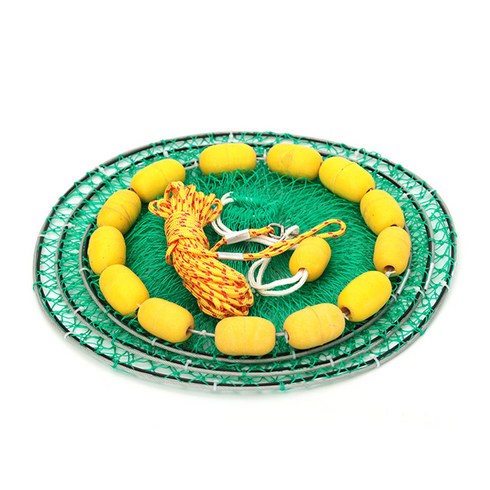 2023년 가성비 최고 살림망 - 소림사 부력망 바다 살림망 민물 낚시 어망 그물망 고기망 3단 이중와이어, 1개, 소