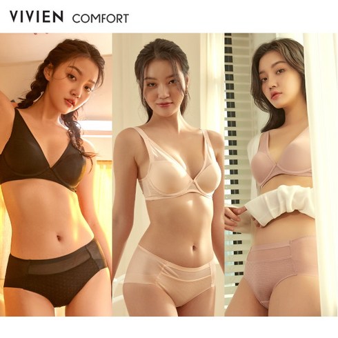 비비안 로즈버드 노와이어 컴포트 누디 보정 패키지