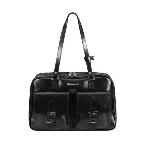 [매장용] 필인더블랭크 피케 숄더 백 블랙 P00000UF