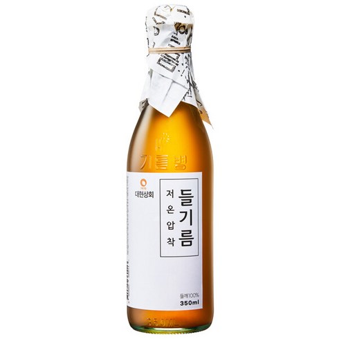 대현상회 저온압착 국산 들기름, 350ml, 1개