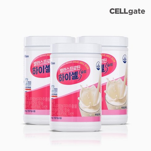 밸런스 프로틴 하이셀 산양유 단백질, 3통, 288g