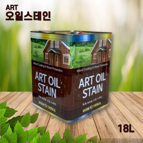 ART 오일스테인 오일스텐 데크 우드 페인트 18L 도토리, 1개