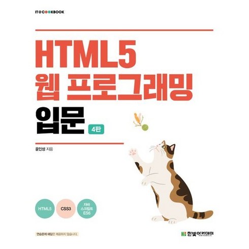 HTML5 웹 프로그래밍 입문 / 한빛아카데미