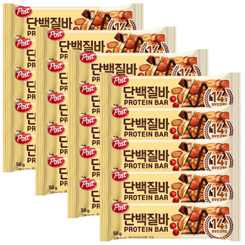 포스트 단백질바, 20개, 50g