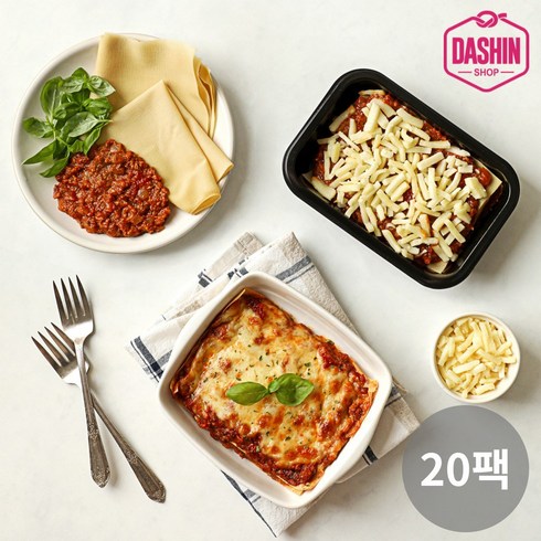 [다신샵] 성수동905 저당 포두부라자냐 볼로네제, 20개, 170g