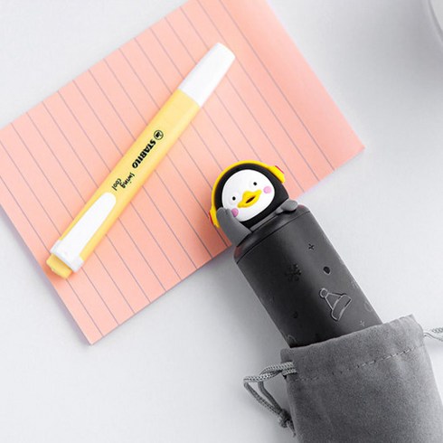 2023년 가성비 최고 휴대용동물손난로 - 자이언트 펭수 휴대용 보조배터리 5000mAH 충전식 손난로 핫팩, 1개