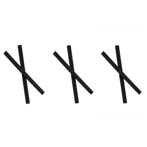 오클리 피치맨 OX8050 OX8096 OX8105 안경 OO9439 선글라스 프레임 HTS003용 실리콘 고무 템플 이어 양말 (블랙 3쌍)