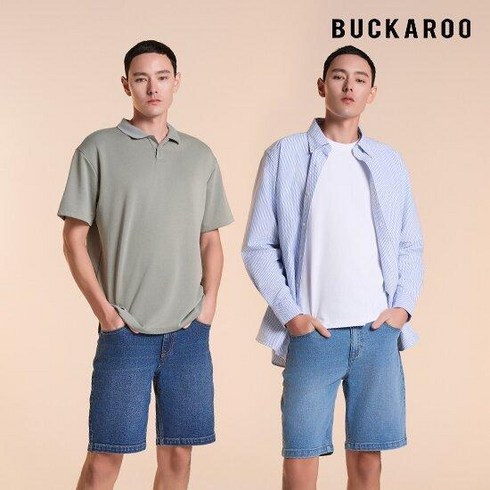 [버커루] (BUCKAROO) 24SS 남성 데님 반바지 2종