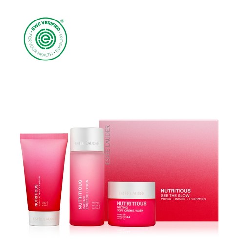 [에스티 로더] 뉴트리셔스 스타터 세트 (클렌저 30ml+로션 30ml+크림 15ml), 1개
