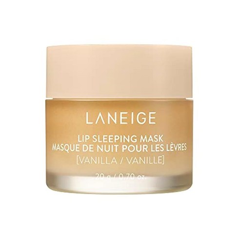 LANEIGE LANEIGE(라네즈) 립 슬리핑 마스크 바닐라 20g 한국 화장품 입술 팩 나이트 리페어 메이커 공식, 1개, 1개