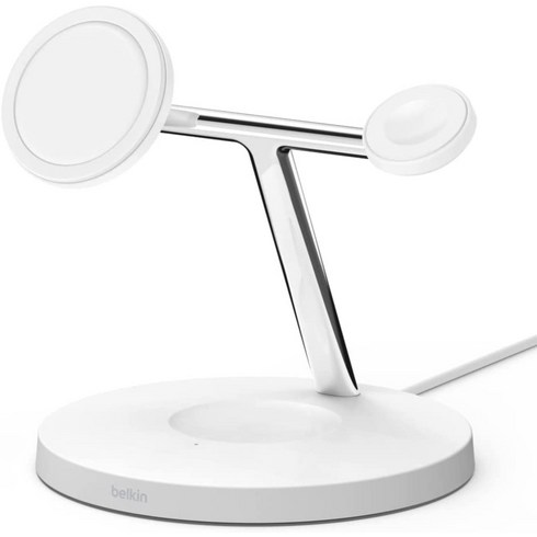 벨킨 Belkin BoostCharge PRO 3in1 무선충전기 맥세이프, 1개