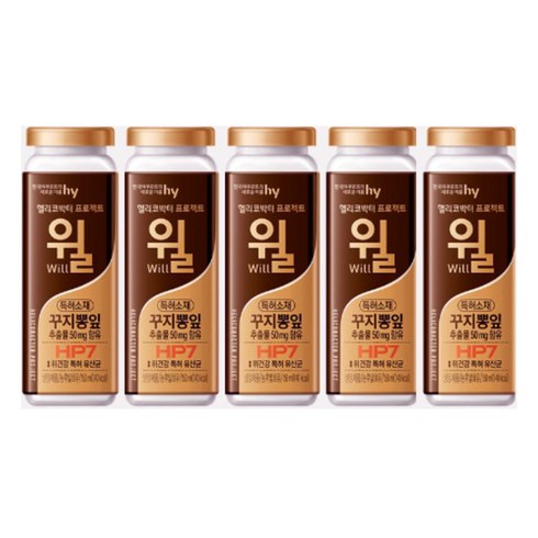 윌요구르트 - 야쿠르트 헬리코박터 프로젝트 윌 오리지날 150ml, 5개