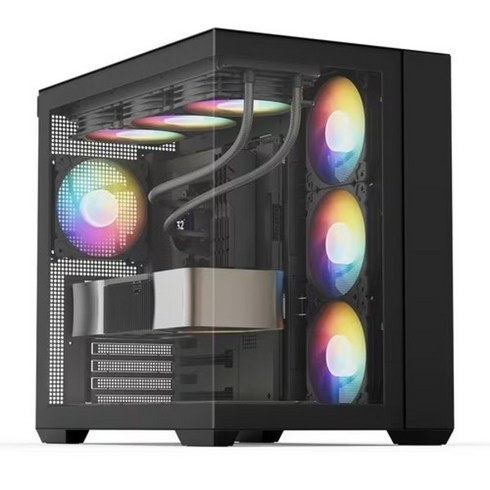 수냉쿨러 블랙 조립PC 게이밍 컴퓨터 본체 (13600KF RTX4070Ti SUPER 32GB M.2 1TB) 팔월드 팰월드