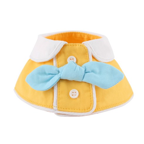 도그아이 반려동물 넥 케이프 S, 옐로우, 1개