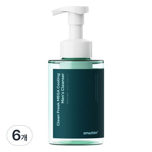 남성청결제500ml - 어메즈힘 클린프릭 메가 쿨링 남성청결제, 6개, 500ml