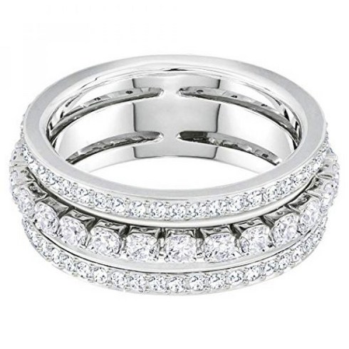 스와로브스키 반지 Swarovski Further:Ring CZWH/Cry/RHS 60 B07DQRDV71