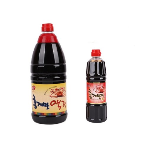 홍게액젓1.8리터 1개 + 맛장500 1개 꽃게액젓 편스토랑 및 이영자 파김치 비법, 1, 1800ml