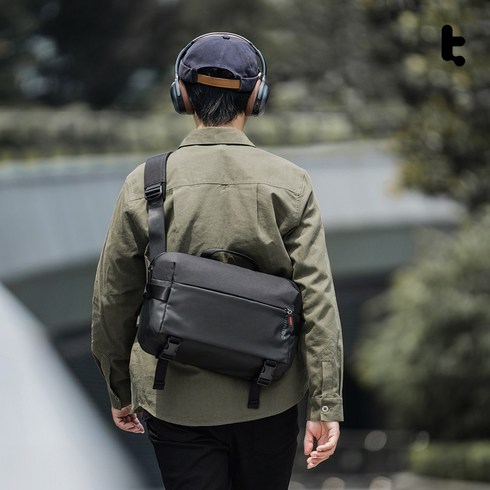 탐탁 T21 Explorer 슬링백 (13.5형) / 데일리커뮤트 생활방수 아이패드 미니 액세서리 파우치 가방 크로스백, Black