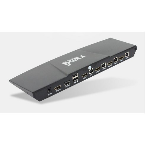 넥시 NX-HK04P 4포트 HDMI KVM 스위치 NX488