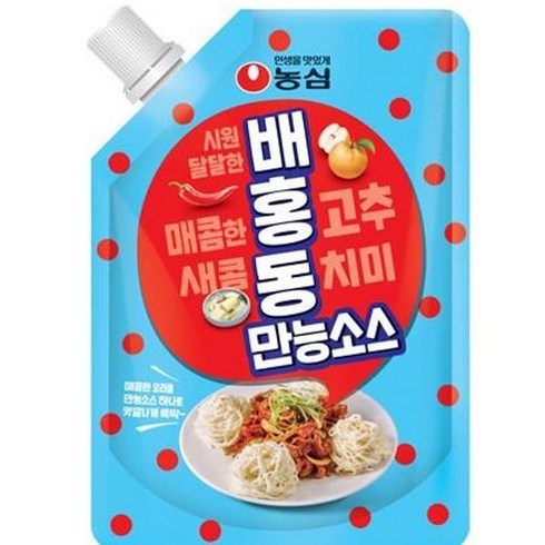 농심 배홍동 만능소스, 300g, 23개