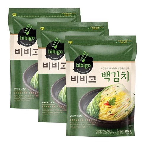 비비고 백김치 500g X 3 코스트코, 3개