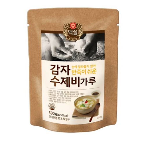 원데이클래스베이킹 - 백설 감자 수제비 가루, 500g, 9개