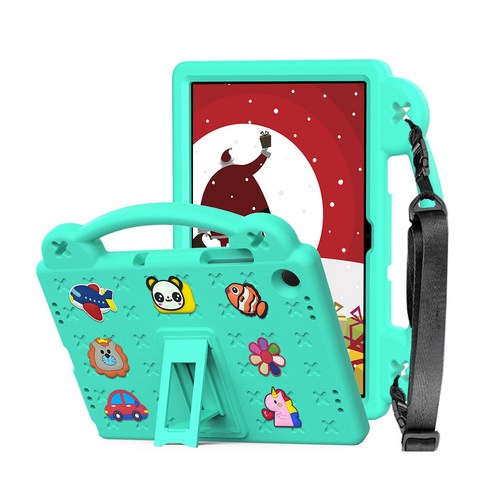 갤럭시탭 아이패드 애니멀비츠 에바폼 케이스, 민트 그린