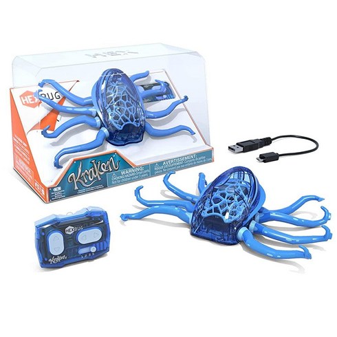 HEXBUG 크라켄 로봇 신화 생물 다양한 색상 347345