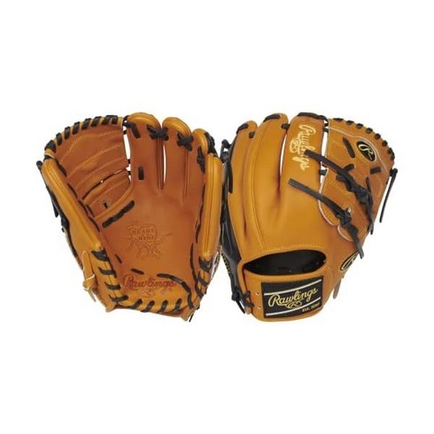롤링스 HEART OF THE HIDE 야구 글러브 전통적인 침입 여러, Pitcher/Infield, Right Hand Throw, 11.75 Inch - 2-Piece Solid Web, 1개