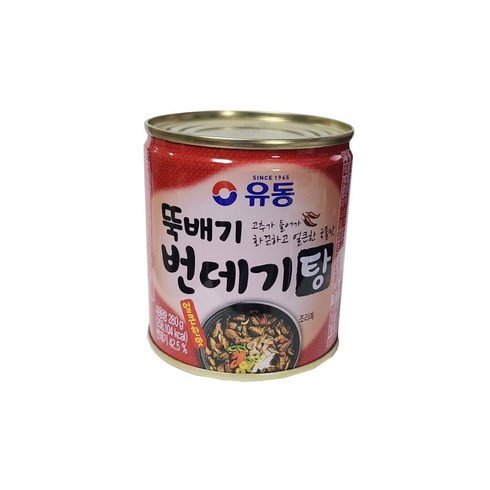 유동 뚝배기 번데기탕 얼큰한맛, 280g, 20개