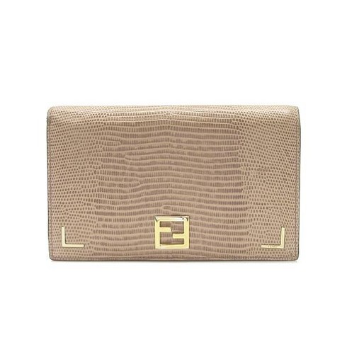 펜디 금장 로고 장지갑 K0818FD