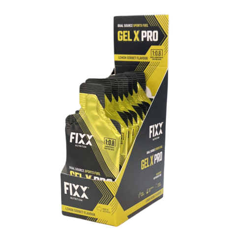 크램픽스 픽스뉴트리션 GEL X PRO 픽스 젤엑스프로 에너지젤 레몬맛, 8개, 40g