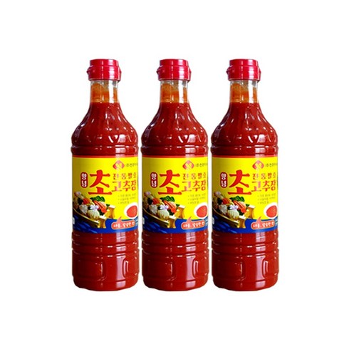 진조미 양념 초고추장 1kg x 3개 회 초장 비빔장 무침