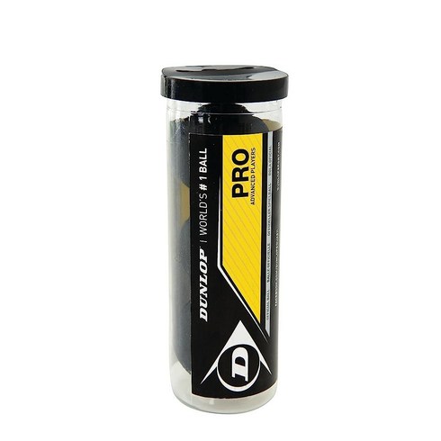 던롭스쿼시볼 - DUNLOP PRO 스쿼시 볼 - 3개 튜브