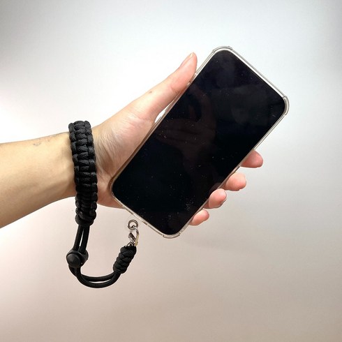 핸드폰손목스트랩 - 잉글리쉬베이 유럽여행 휴대폰 도난방지 손목 스트랩 1P, 1개, 블랙