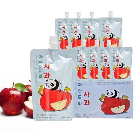 아람드리 - 아람드리 사과 주스 (138ml*10입) x 2박스, 없음, 138ml, 2개