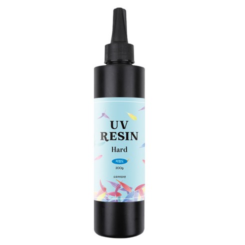 핸드볼레진 - 오로라데코덴 고투명 무황변 UV RESIN 민트에디션 200g, 저점도 민트에디션