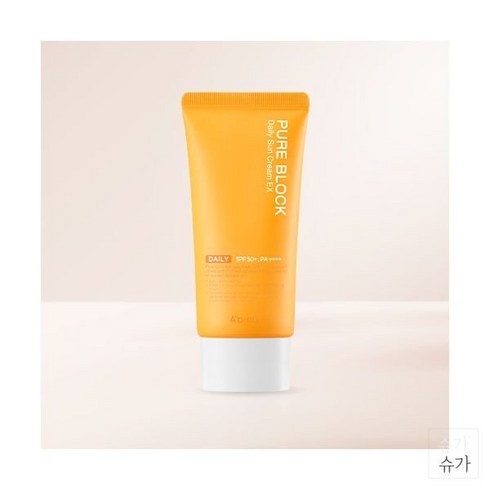 어퓨 퓨어 블록 내추럴 데일리 선크림 이엑스대용량 SPF50+ PA++++ 100ml