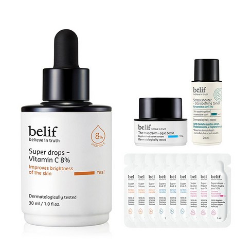 빌리프 에센스 앰플 슈퍼 드랍스 비타민C 8% 30mL, 1개