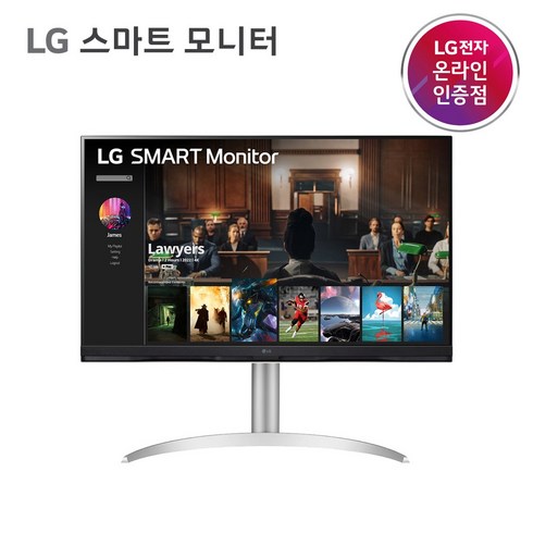 LG 32SQ730SW 32인치 4K 스마트모니터 OTT 스피커내장 미러링 리모콘포함 USB C타입지원 HDR 신모델출시, 32SQ730SW (LG직배송 2~3일소요)