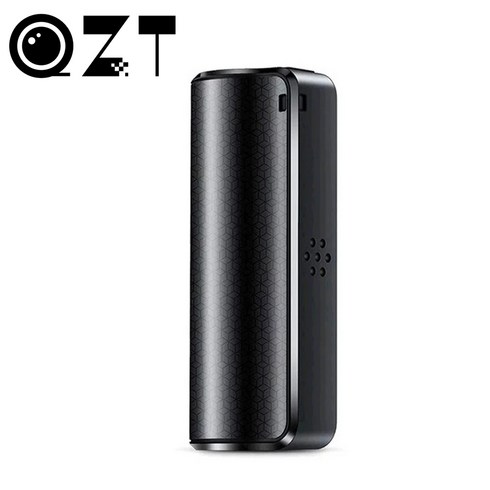 QZT 초소형 원터치 녹음기 400시간 연속 녹음 267시간 연속 재생 자력 차량용 녹음기 Q70-32GB 블랙, Q70