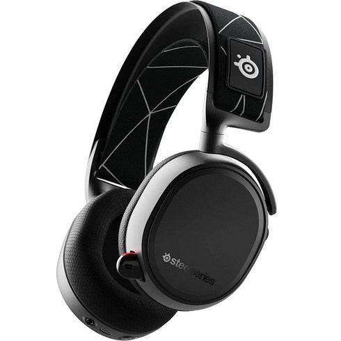 스틸시리즈 Arctis 9 Wireless 듀얼 무선 프리미엄 게이밍 헤드셋 PC / PS5 / 스위치 호환가능, HS-00018, 블랙