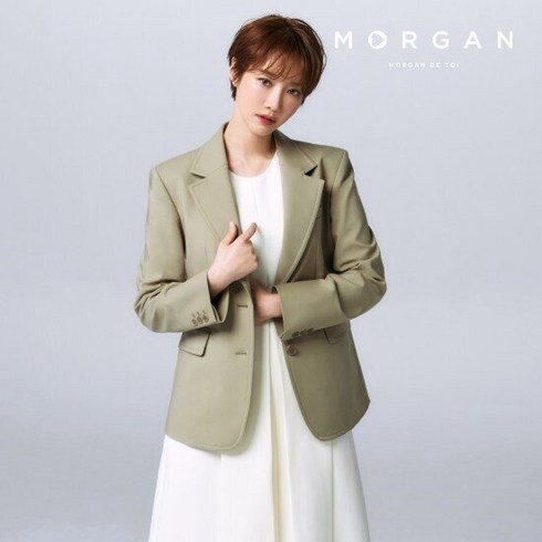 [24SS 최신상] MORGAN 코튼 스판 재킷