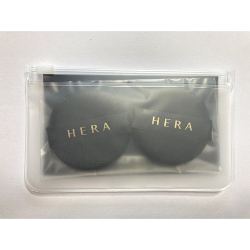 헤라 블랙쿠션 제로-비티핏 퍼프 2EA, 블랙, 1개