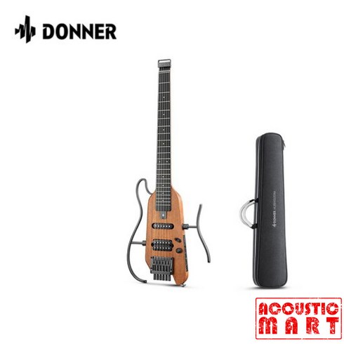 donner hush x - 도너기타 허쉬엑스 반려기타 여행용 사일런트 일렉기타 Donner HUSH-X 내추럴