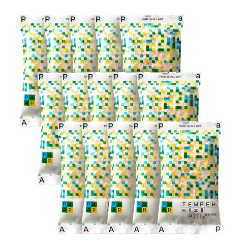 파아프 템페 200g 식물성단백질 국산콩100% HACCP 인증시설 제조, 15개