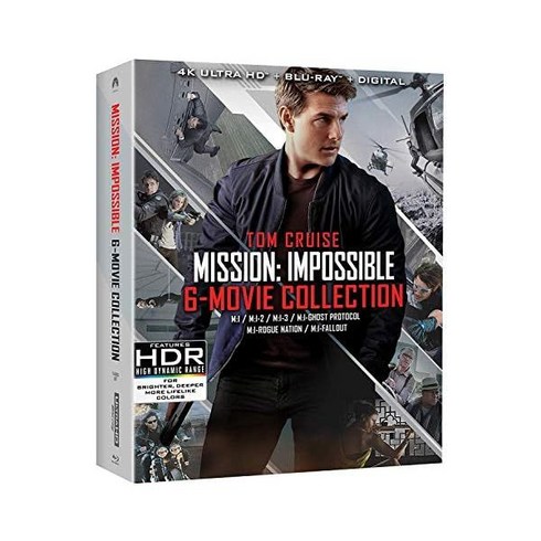블루레이 Mission: Impossible 6-Movie Collection (4K UHD + Blu-ray + Digital)