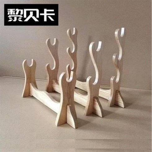 지휘봉거치대 검도족대 홀대 사극 미니 검틀 고급 쇼트 원목 높낮이 원목 대검 칼틀 진열대 거치대 밑단, 02 두꺼운 보호면 2단 밀도판